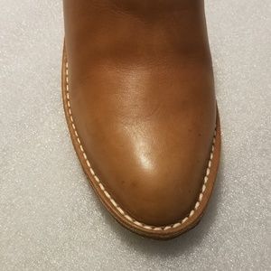 DONALD J PLINER Tan leather mules/clogs